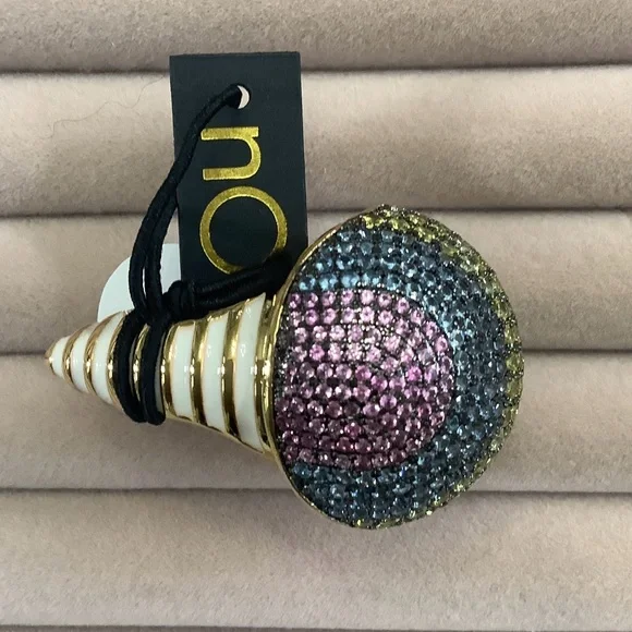 nOir Jewelry Multicolor Crystal Ring - Picture 3 of 8